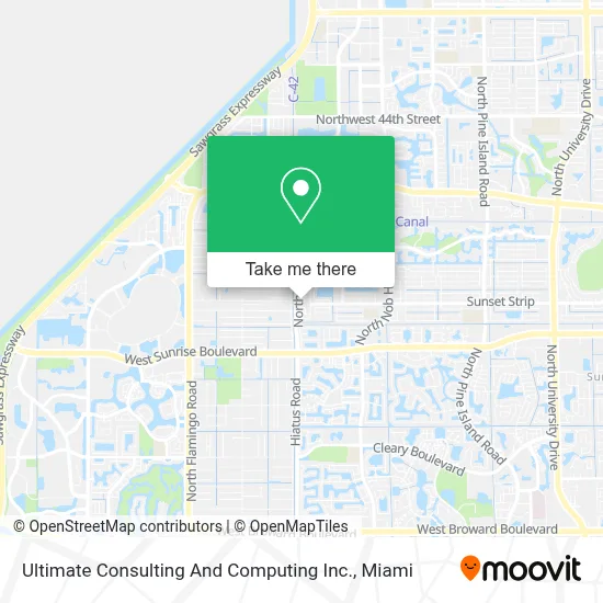 Ultimate Consulting And Computing Inc. map