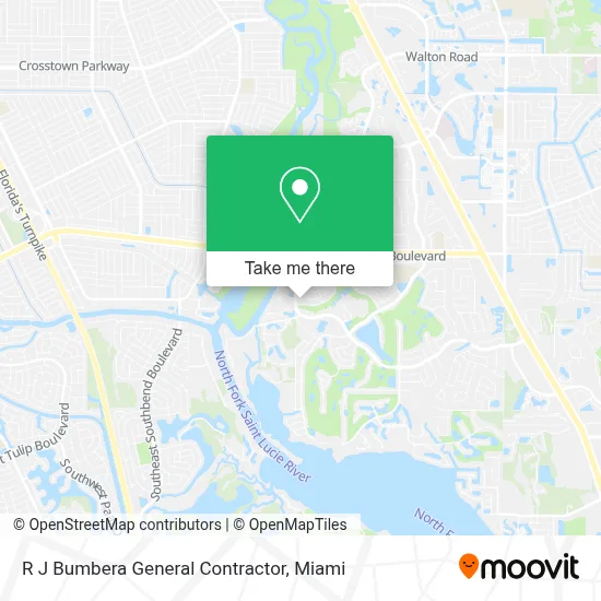 R J Bumbera General Contractor map