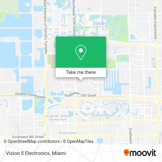 Vision 5 Electronics map