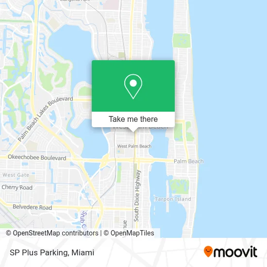 SP Plus Parking map
