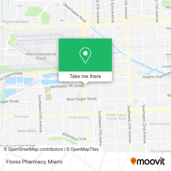 Flores Pharmacy map