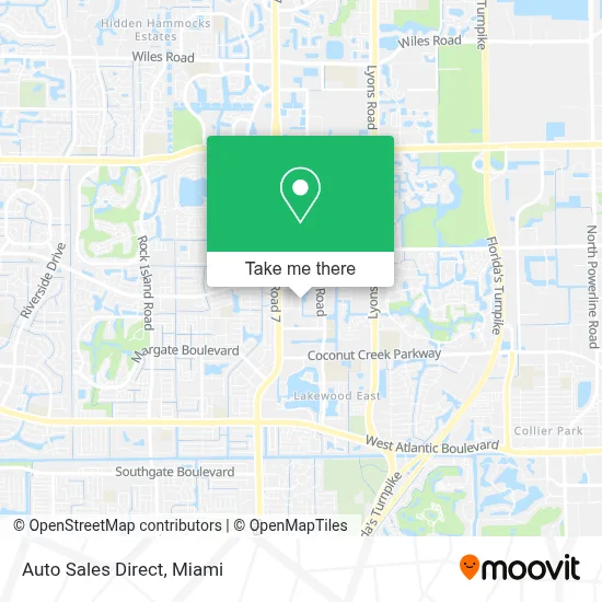 Auto Sales Direct map