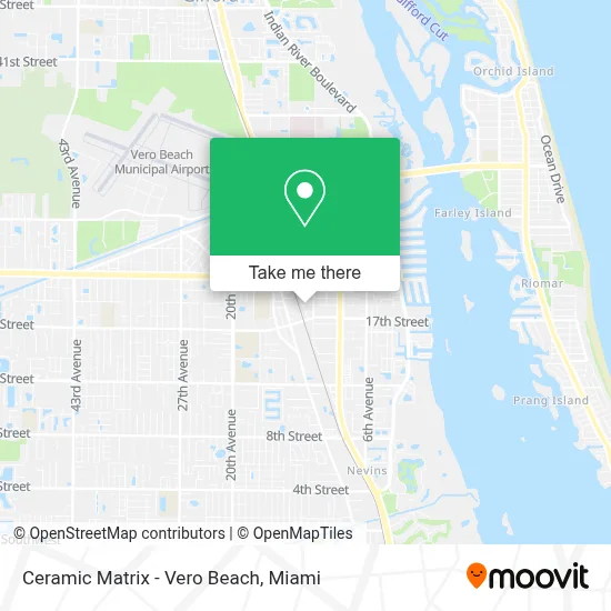 Ceramic Matrix - Vero Beach map