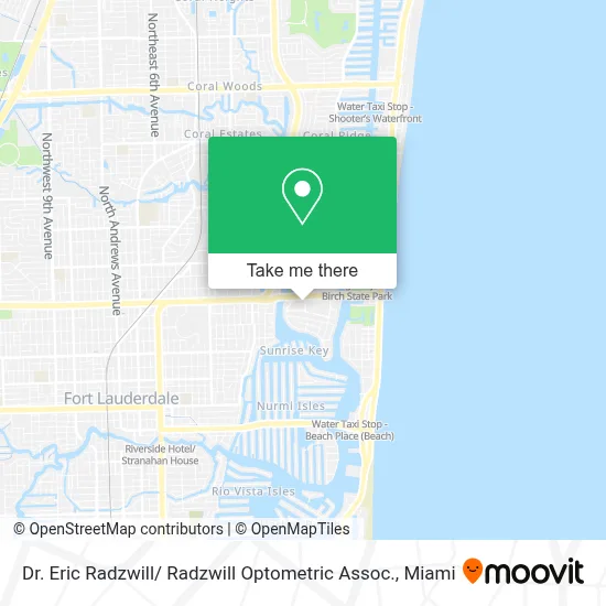 Dr. Eric Radzwill/ Radzwill Optometric Assoc. map