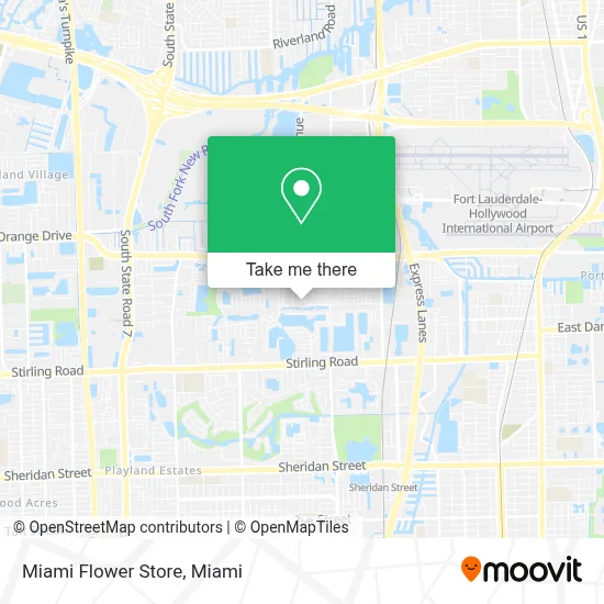 Miami Flower Store map