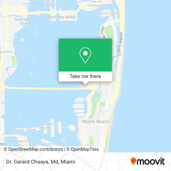 Dr. Gerard Chaaya, Md map