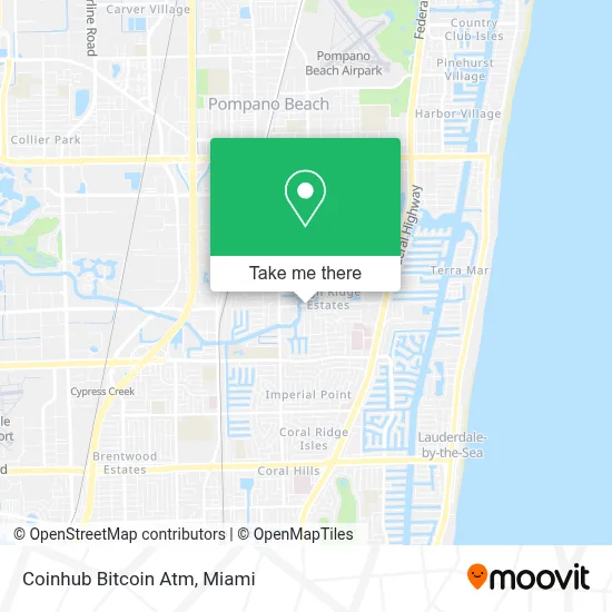 Coinhub Bitcoin Atm map