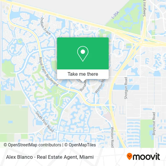 Alex Blanco - Real Estate Agent map