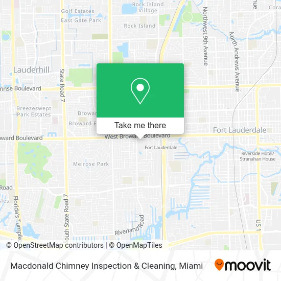Macdonald Chimney Inspection & Cleaning map