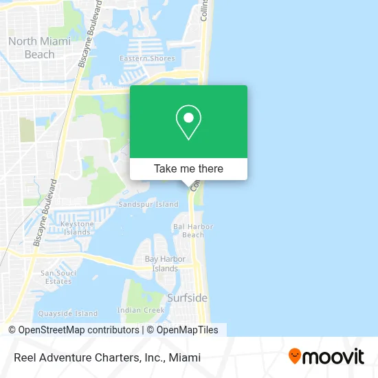 Reel Adventure Charters, Inc. map