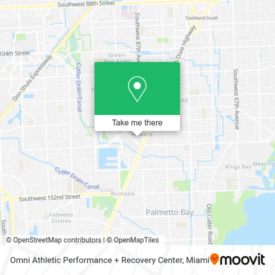 Omni Athletic Performance + Recovery Center map