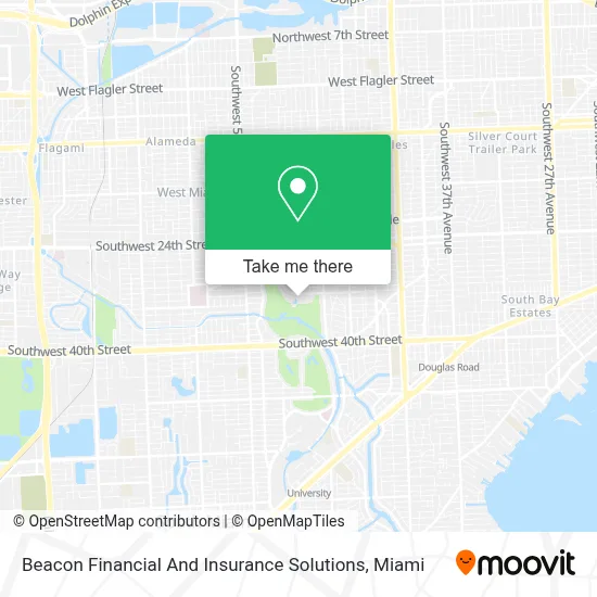 Beacon Financial And Insurance Solutions map