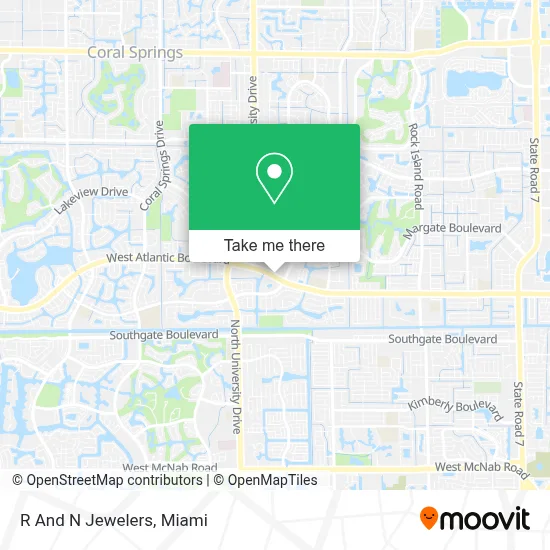 R And N Jewelers map