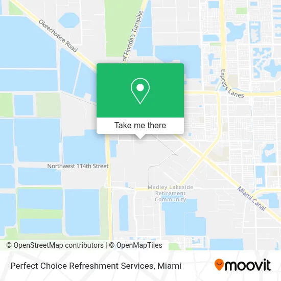 Perfect Choice Refreshment Services map