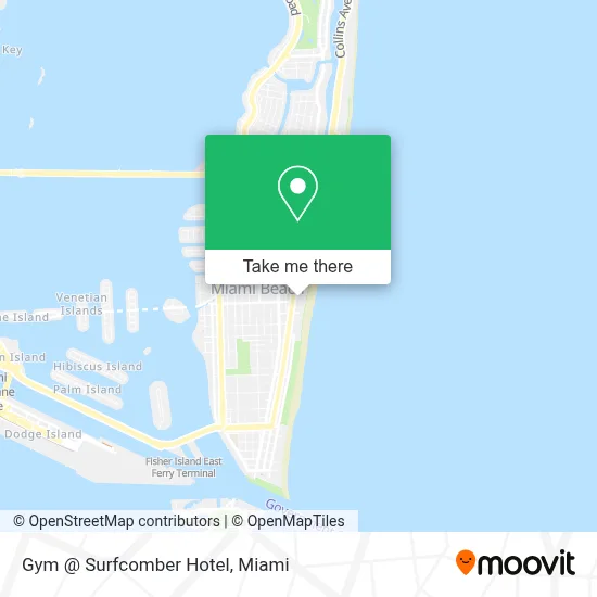 Gym @ Surfcomber Hotel map