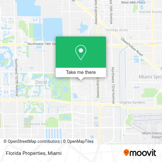 Florida Properties map
