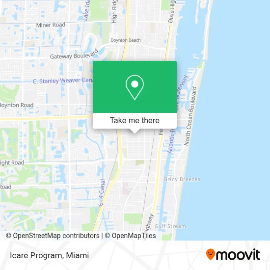 Icare Program map