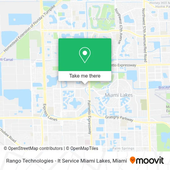 Rango Technologies - It Service Miami Lakes map