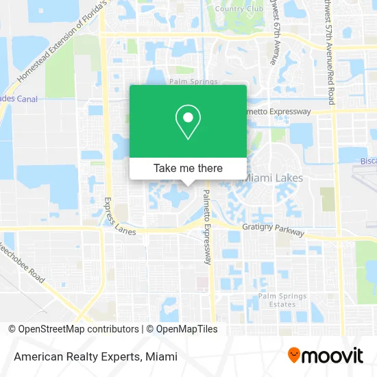 American Realty Experts map