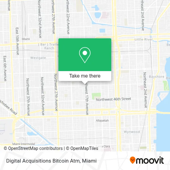 Digital Acquisitions Bitcoin Atm map