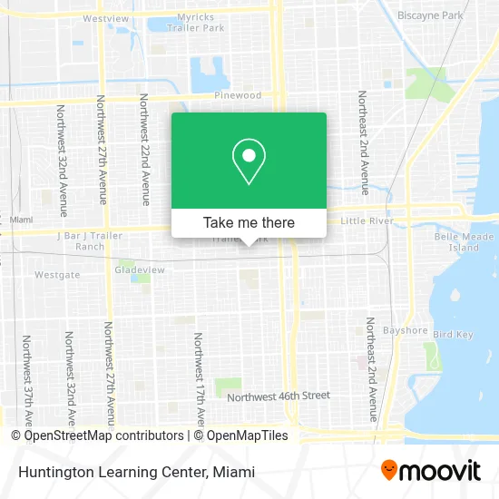 Huntington Learning Center map