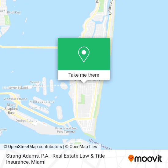 Strang Adams, P.A. -Real Estate Law & Title Insurance map