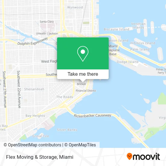 Flex Moving & Storage map