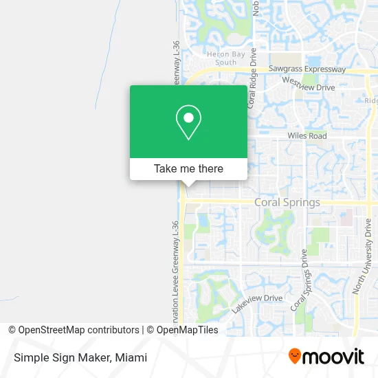 Simple Sign Maker map