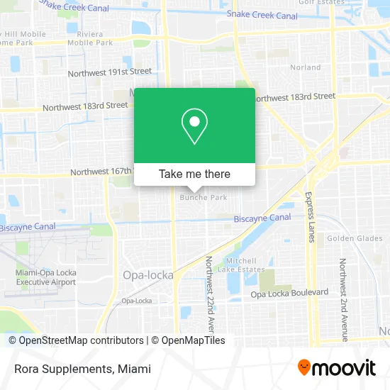 Rora Supplements map