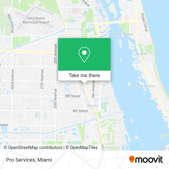 Pro Services map