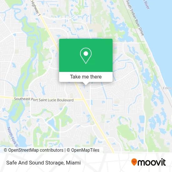 Safe And Sound Storage map