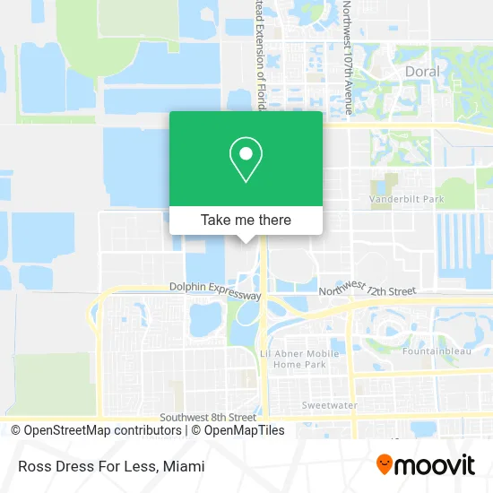 Ross Dress For Less map