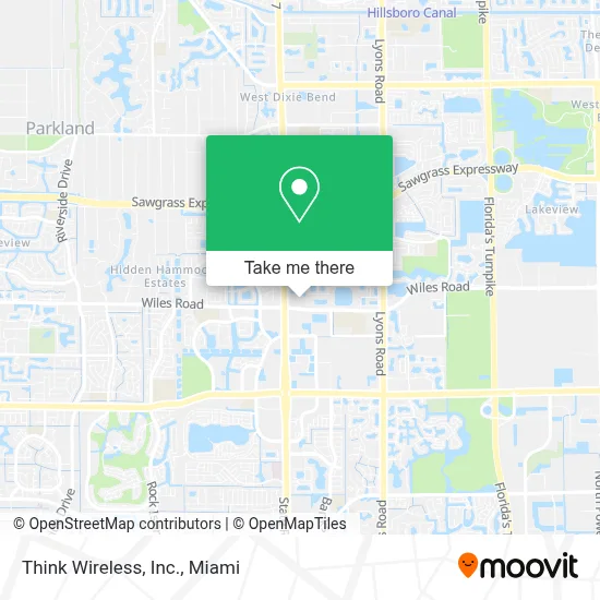 Think Wireless, Inc. map