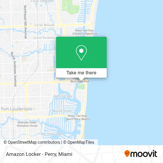 Amazon Locker - Perry map