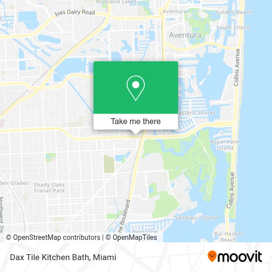Dax Tile Kitchen Bath map