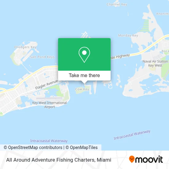 All Around Adventure Fishing Charters map