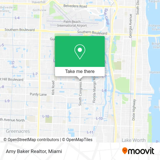 Amy Baker Realtor map