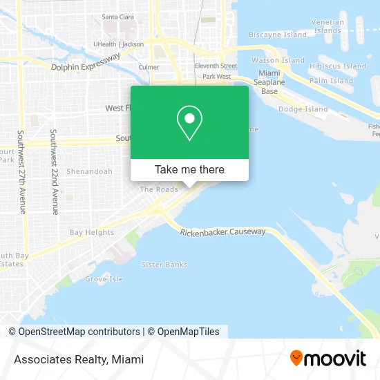 Associates Realty map