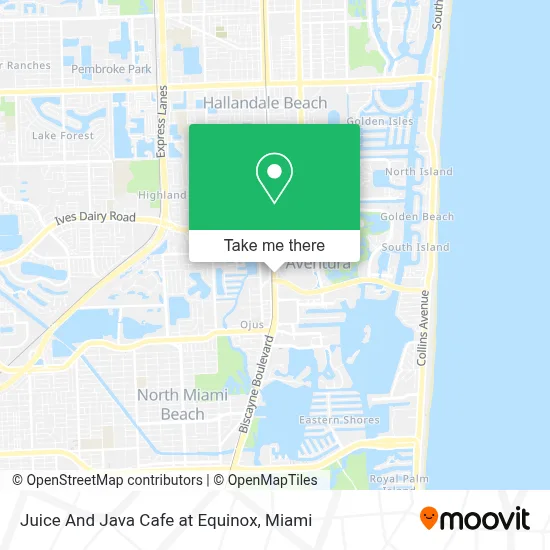 Juice And Java Cafe at Equinox map
