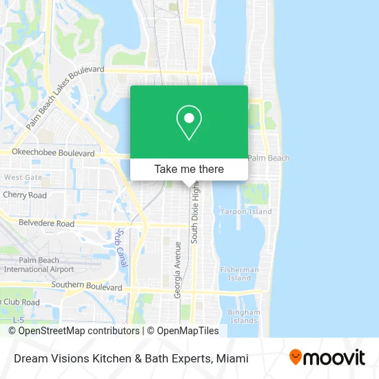 Dream Visions Kitchen & Bath Experts map