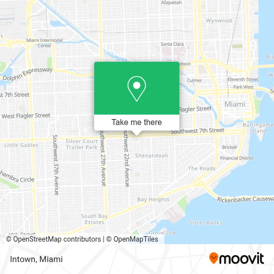 Intown map