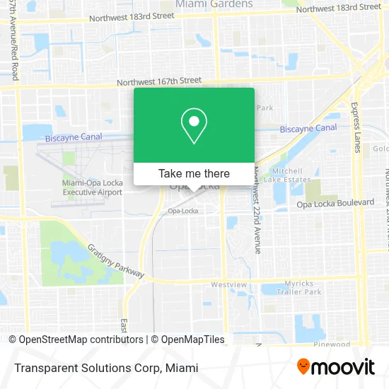Transparent Solutions Corp map