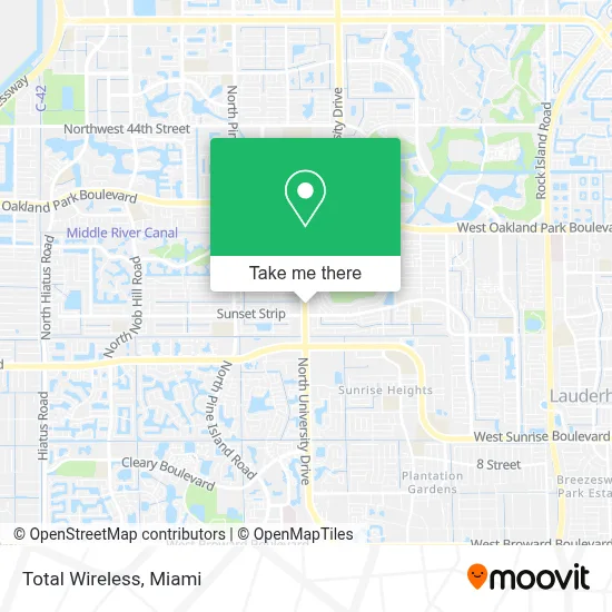 Total Wireless map