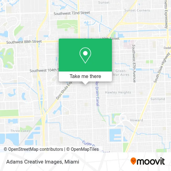 Adams Creative Images map
