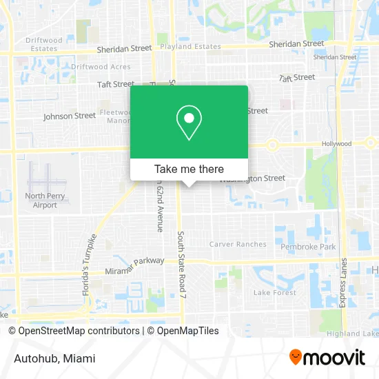 Autohub map
