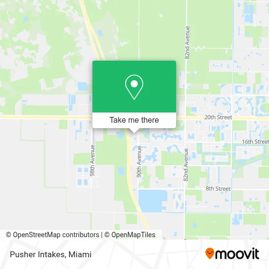 Pusher Intakes map
