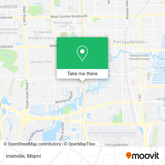 Inletville map