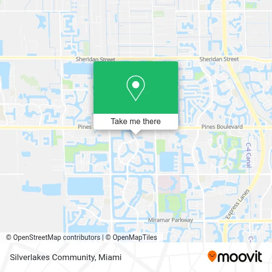 Silverlakes Community map