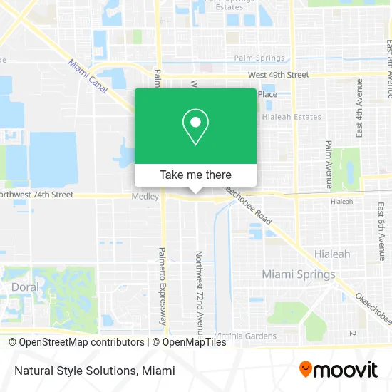 Natural Style Solutions map