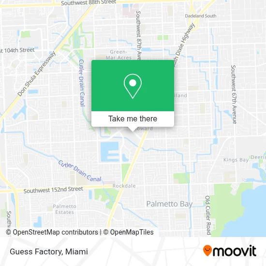 Guess Factory map